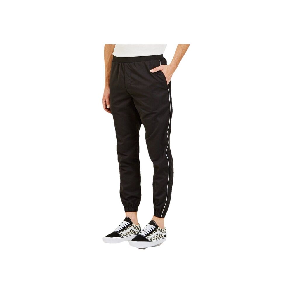 Zanerobe Jumpa Track Jogger Mens Size 38 Elastic Waist Black Zn-Rb03 Word